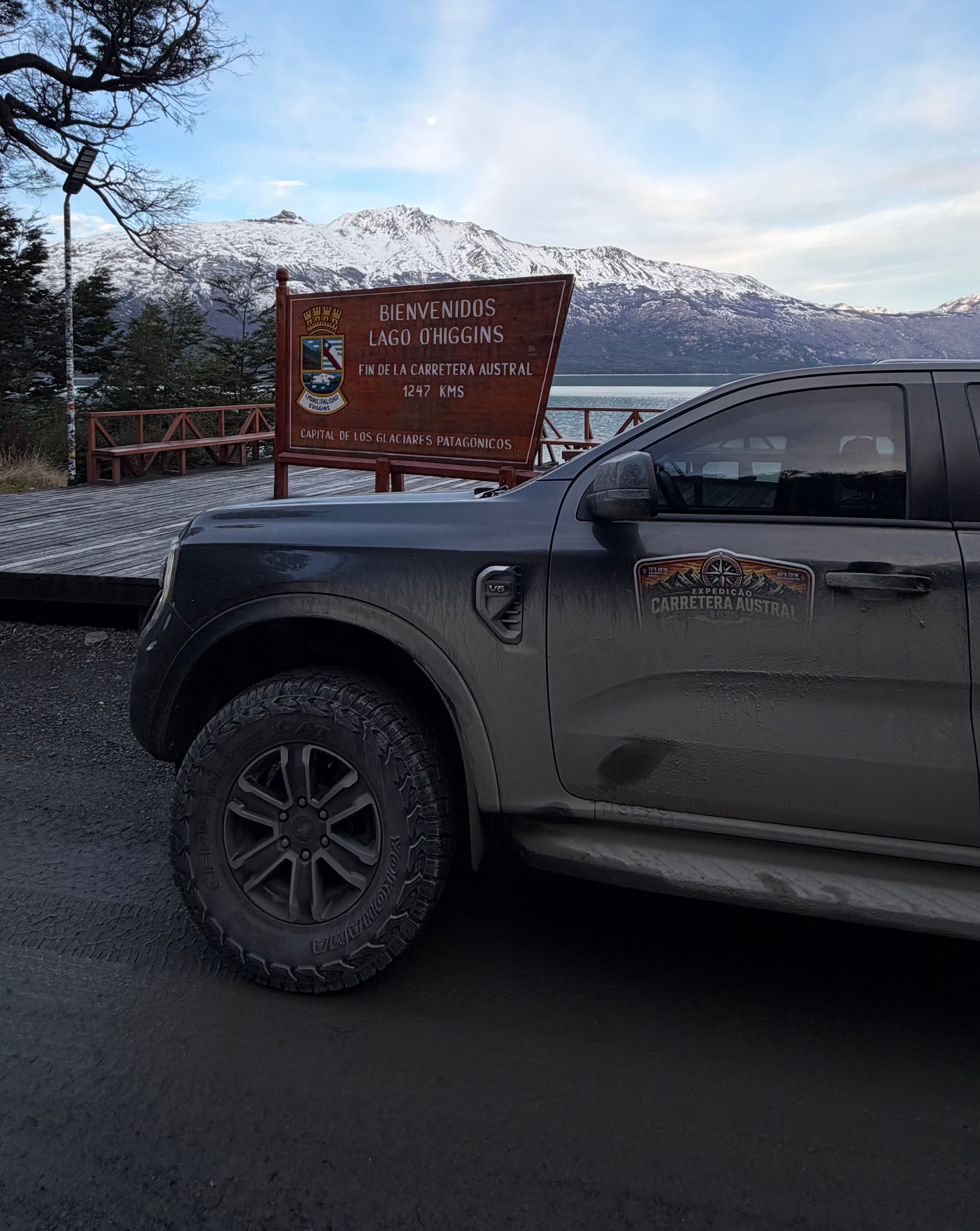 Carlos Negrão em sua viagem a bordo da Ford Ranger XLT
